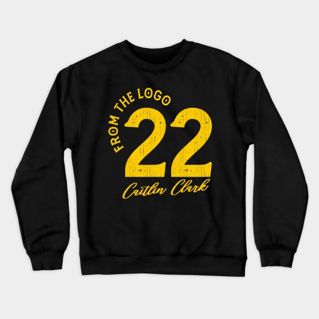 From The Logo 22 Caitlin Clark Crewneck Sweatshirt by Quikerart